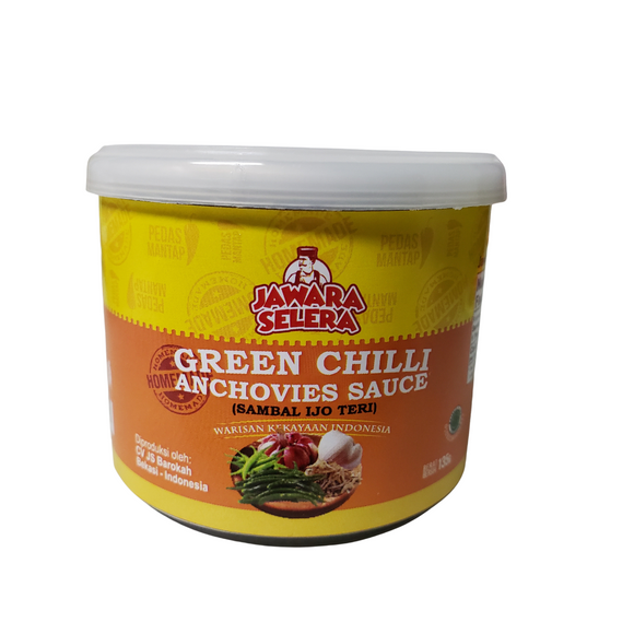 Jawara Selera Green Chilli Ancovies Sauce (Sambal Ijo Teri Jengki) 135 g