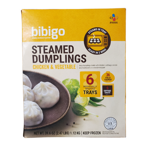 CJ Bibigo Steamed Dumplings Chicken & Vegetable 39.6 Oz