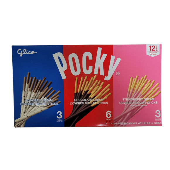 Glico Pocky Variety Pack 12 x 40 g