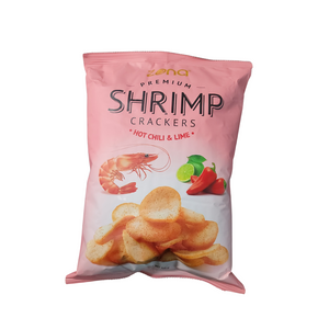 Zona Premium Shrimp Crackers Hot Chili & Lime 2.11 Oz