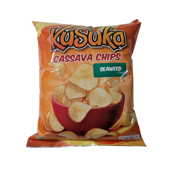 Kusuka Cassava Chips Seaweed 7 oz