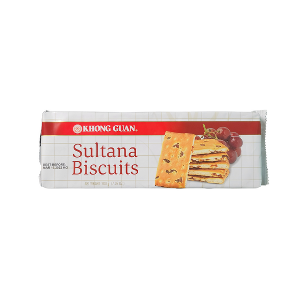 Khong Guan Sultana Raisin Biscuits 200g