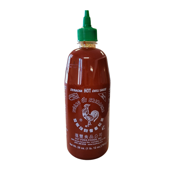 Sriracha Hot Chili (L) Huy Fong 28 Oz