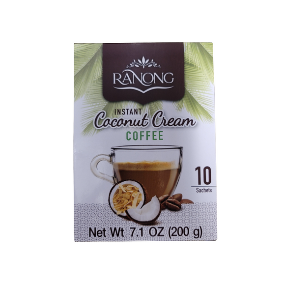 Ranong Instant Coconut Cream Coffee  (10 x 20 g)