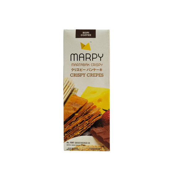 Marpy Crispy Crepes Cookies Coffee 75 g (Martabak Crispy)