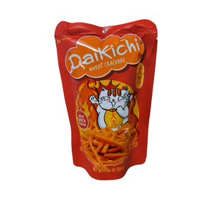 DaiKichi Wheat Crackers Hot and Spicy Flavor