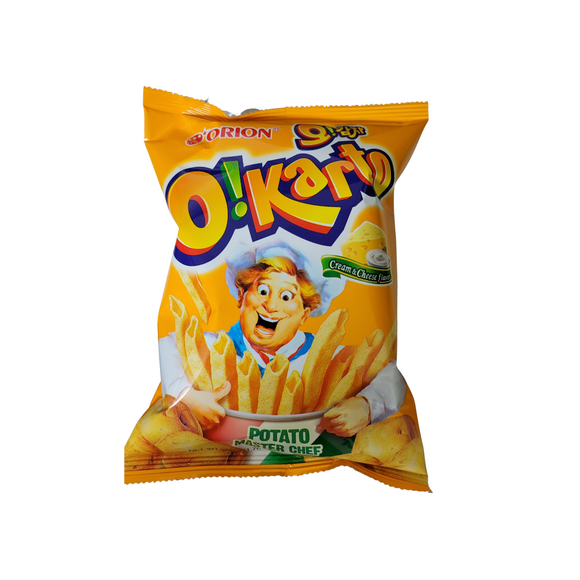 Orion O!Karto Cream & Cheese Flavor Potato Master Chef 50 g (1.76 Oz)