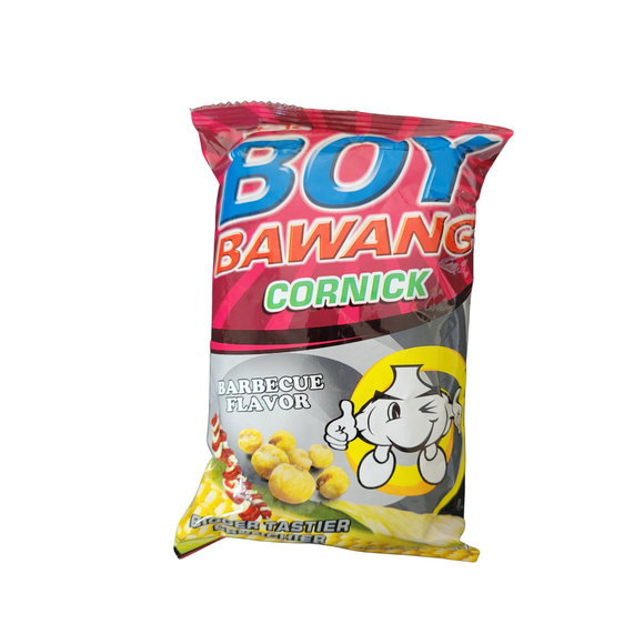 Boy Bawang Cornik (Fried Corn Snacks) Barbecue Flavor 3.54 Oz (100 g)