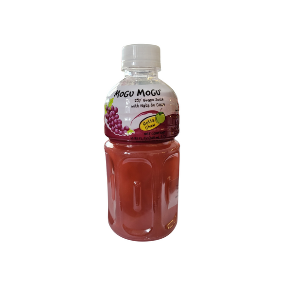 Mogu Mogu  Grape Flavored with Nata De Coco 10.8 Oz