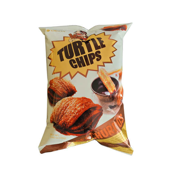 Orion Turtle Chip Choco Churros Flavor 160 g