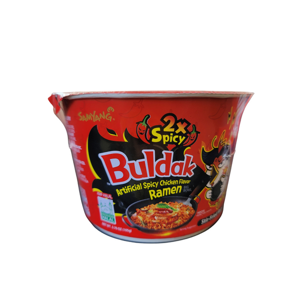 Samyang Buldak 2x Spicy Hot Chicken Ramen Bowl (Red) 105 g – Aneka