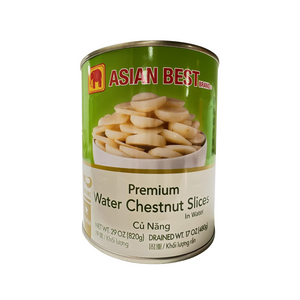 Asian Best Water Chestnut  Sliced  29 oz