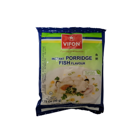 Vifon Instant Porridge Fish Flavor (1 sachet) 1.75 oz