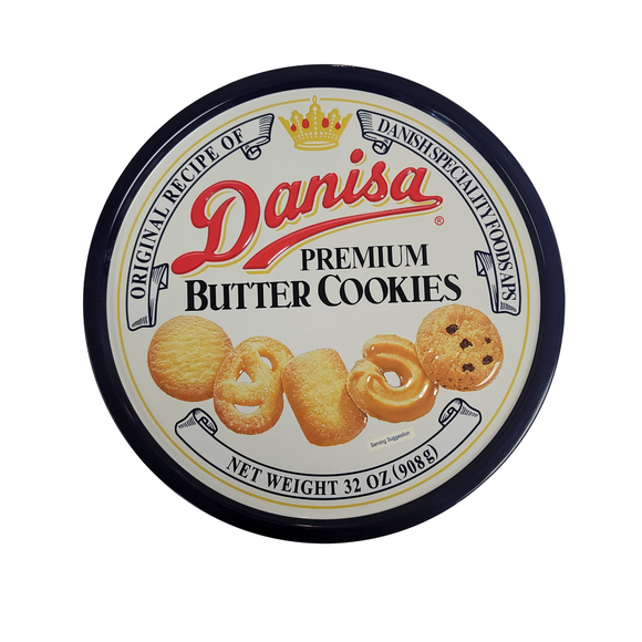 Danisa Butter Cookies Tin 2 lbs (908 g)