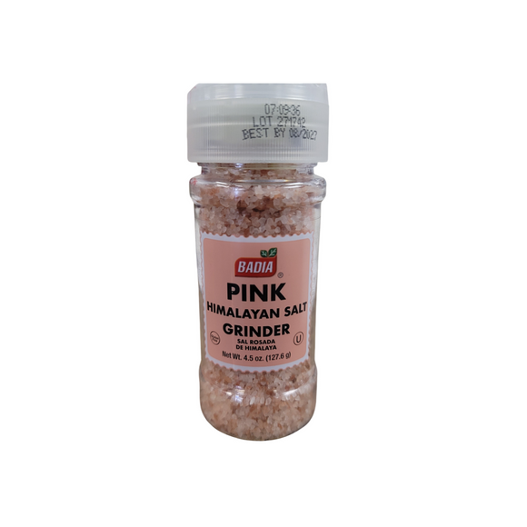 Badia Pink Himalayan Salt Grinder 4.5 Oz