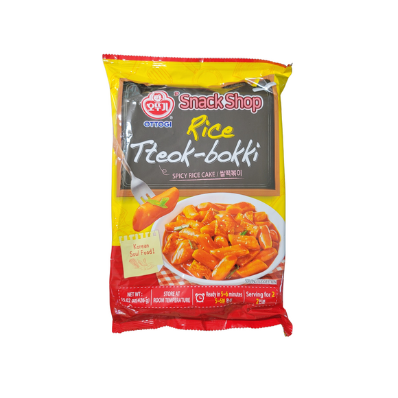 Ottogi Spicy Tteok-bokki Rice Cake 15.2 Oz (426 g) Topokki