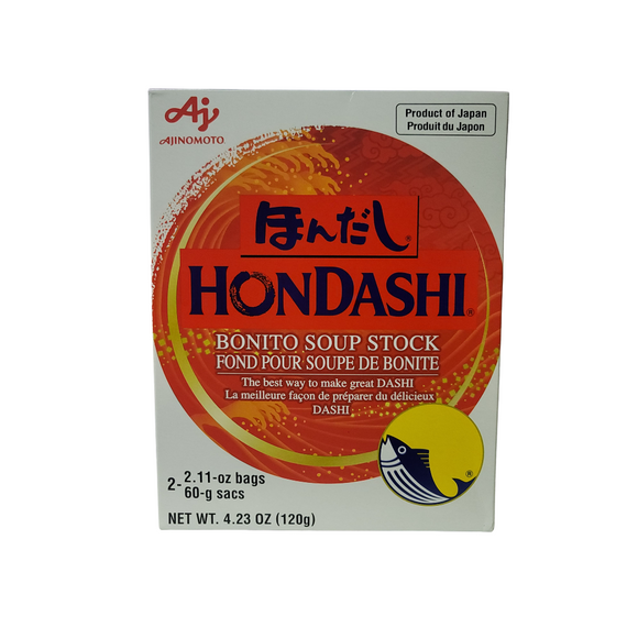 Ajinomoto Hondashi Bonito Soup Stock 2 x 60 g sacs (2.11 Oz bags)