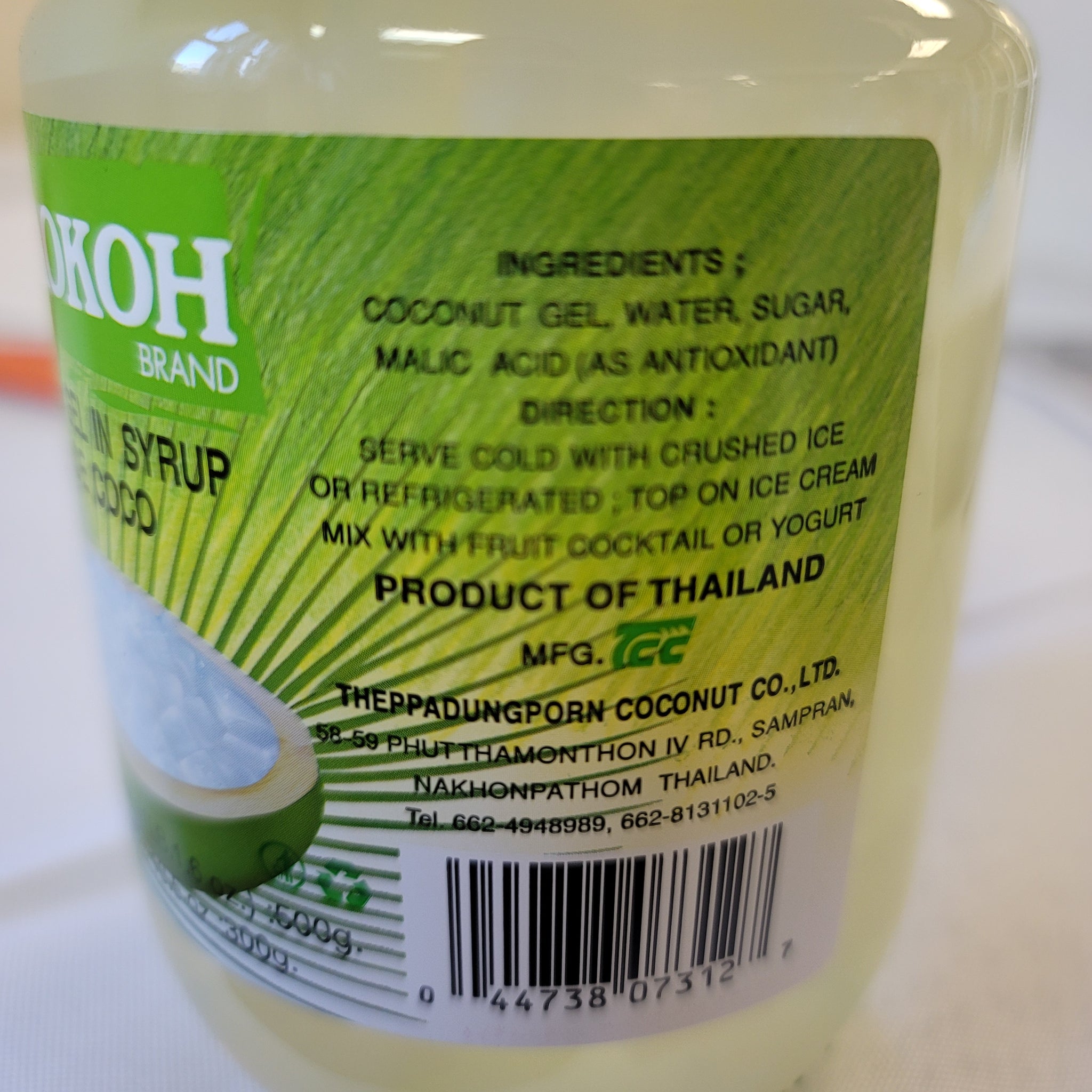 Chaokoh Gel In Syrup Nata De Coco 500 g (darined 300 g) – Aneka Market