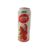 Jans 30% Lychee Juice Drink 16.9 Oz (Can)