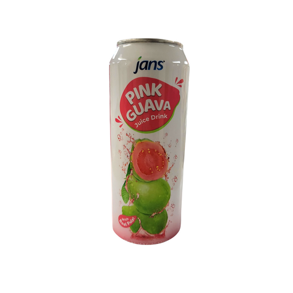 Jans 30% Pink Guava Juice Drink With Pulp 16.9 Oz (Can)