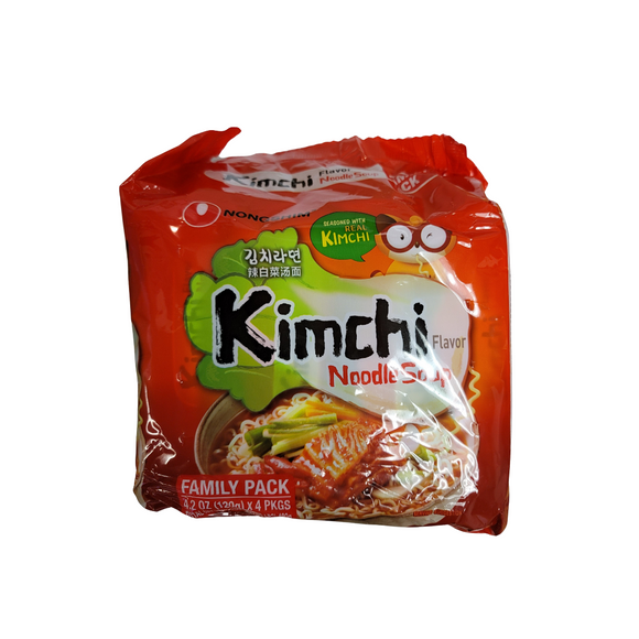 Nongshim Kimchi Ramen (4 x 120 g)