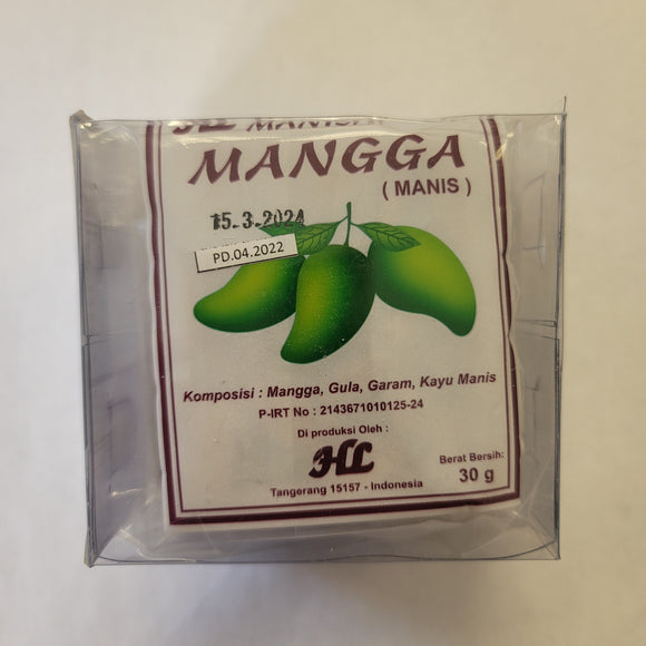 Manalagi Dried Sweet Mango (5x25g)