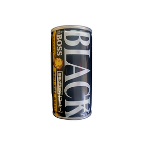 Boss Unsweetened Black Canned Coffee 185 ml