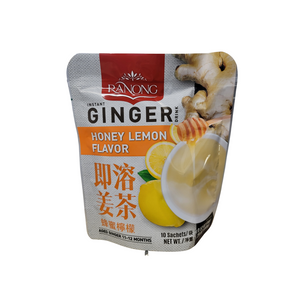 Ranong Instant Ginger Drink Honey Lemon  (10 x 15g)