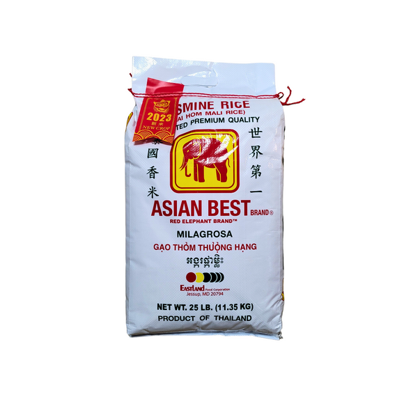 Asian Best Jasmine Rice 25 lbs - NEW CROP