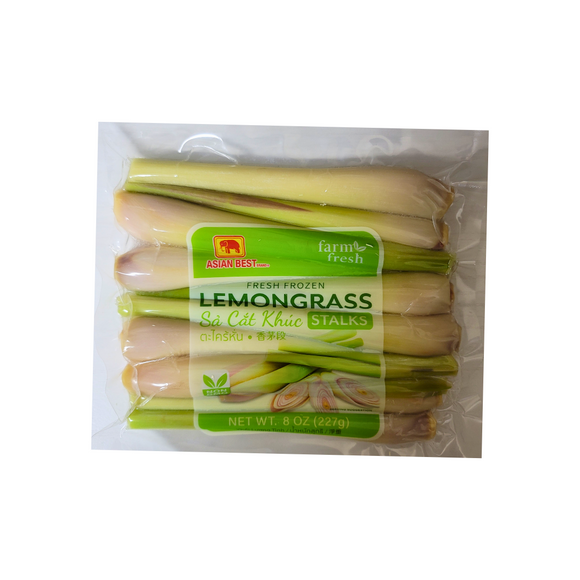 Asian Best Fresh Frozen Lemongrass Stalks 8 Oz