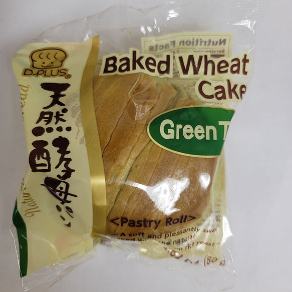 D-Plus Green Tea Natural Yeast Bread 2.82 Oz