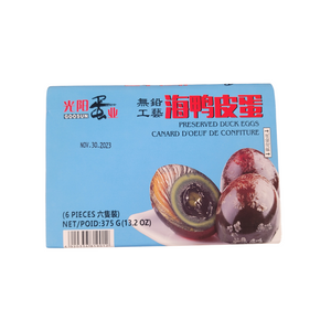 Goosun Preserved Duck Century Egg 6 Ct Net.375 g