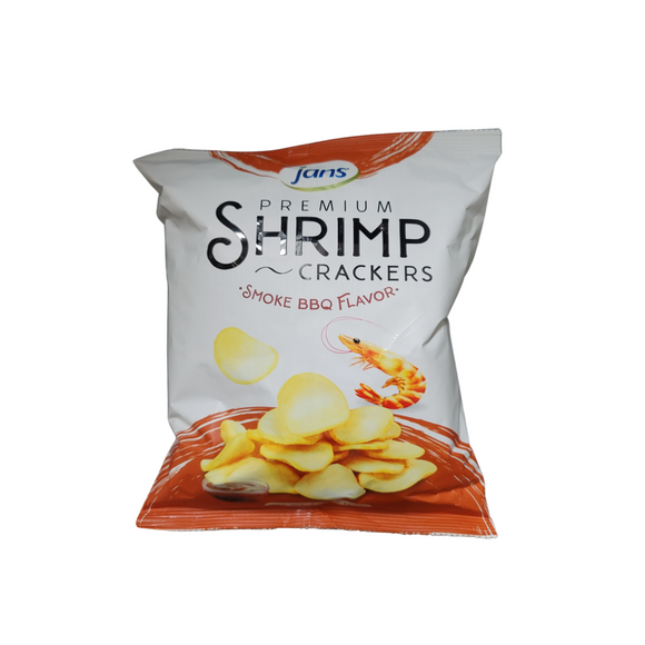 Jans Premium Shrimp Crackers Barbecue Flavor 2.11 Oz (60 g)