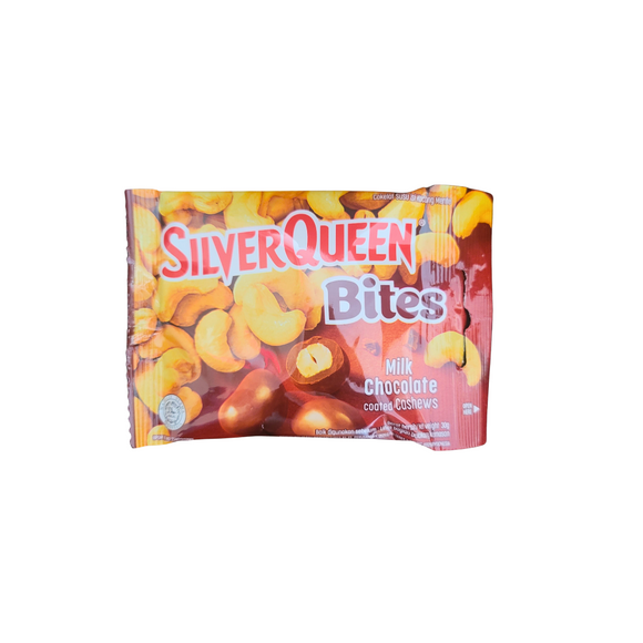 Silver Queen Bites Milk Chocolate Coated Cashew 30 g