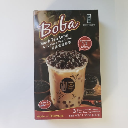 Emperor Boba Black Tea Latte and Tropical Pearl Mix 11.53 oz