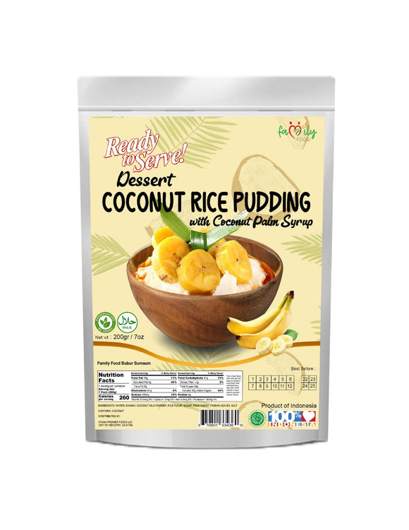 Family Food Coconut Rice Pudding  200 g (Ready to Eat Dessert) Bubur Sumsum