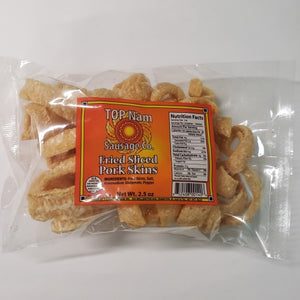 TOP Nam Fried Sliced Pork Skins Regular 2.5 oz