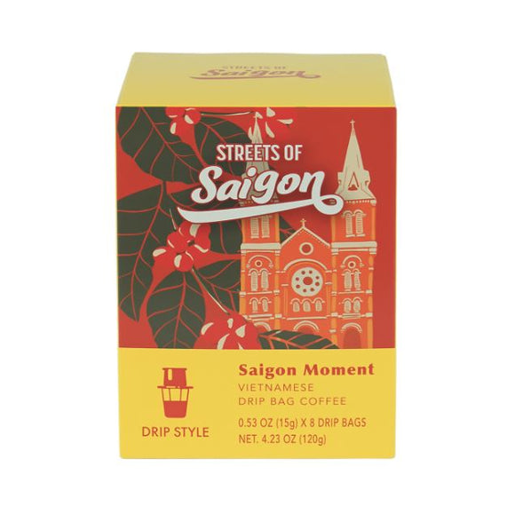 Streets of Saigon Vietnamese Drip Bag Coffee ­Saigon Moment 15 g x 8 bags