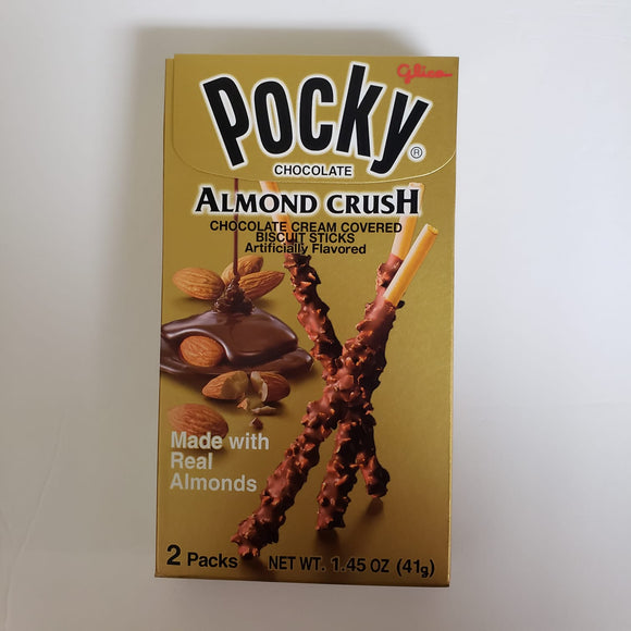 Glico Pocky Chocolate Almond Crush 1.45 Oz