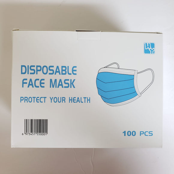 Disposable Face Mask 100 pcs